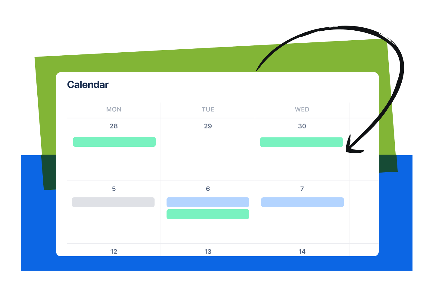 Vista Calendario del progetto